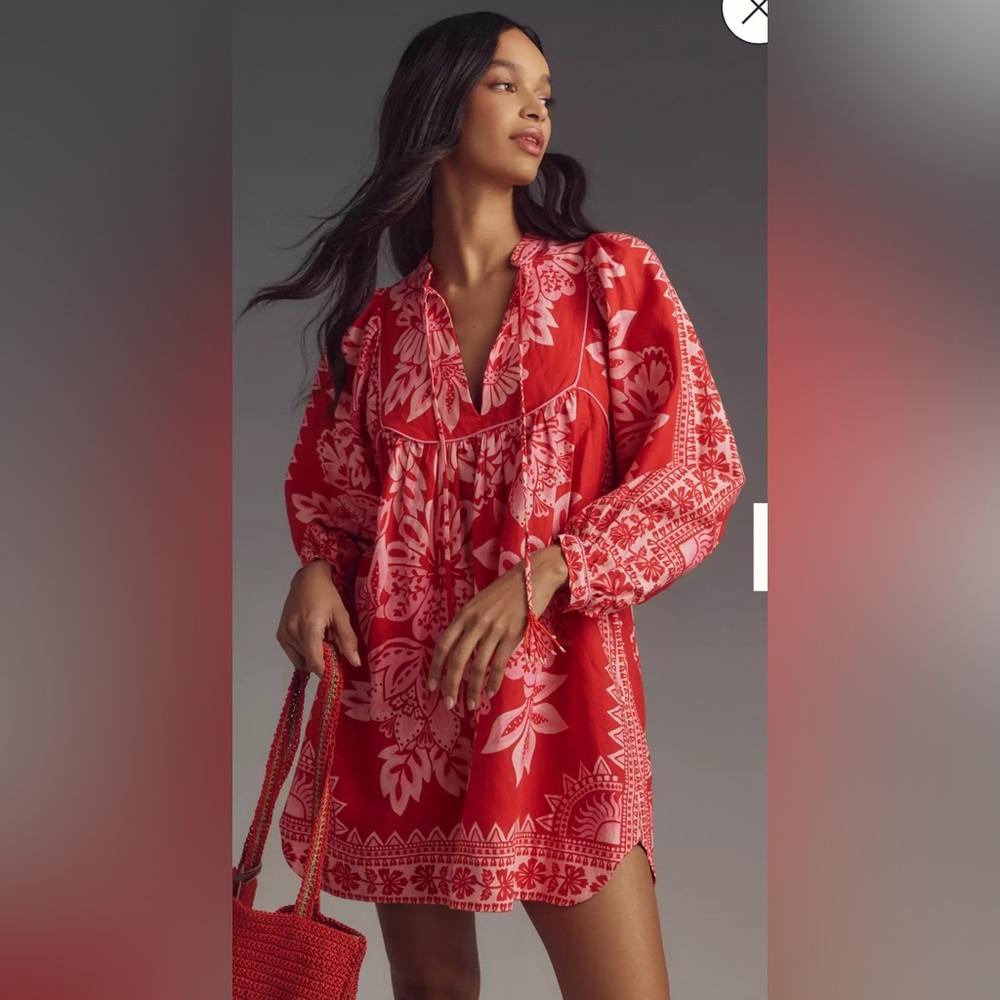 FARM RIO Flora Tapestry Dress